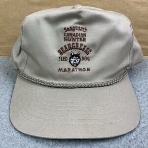 Vintage John Beargrease Dog Sled Dog Marathon Adjustable Baseball Cap Minnesota